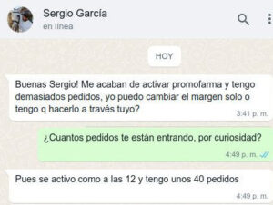 Whatsapp del cliente