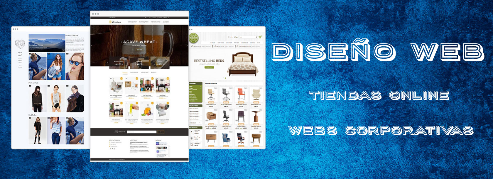 Diseño web, tiendas online y webs corporativas