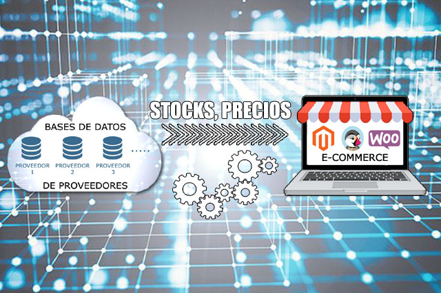 Actualiza stocks y precios de tu proveedor en tu web de e-commerce