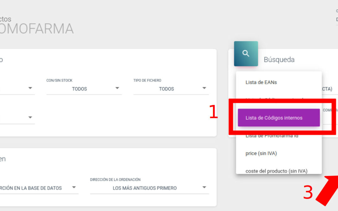 Filtrar medicamentos en el feed de Promofarma