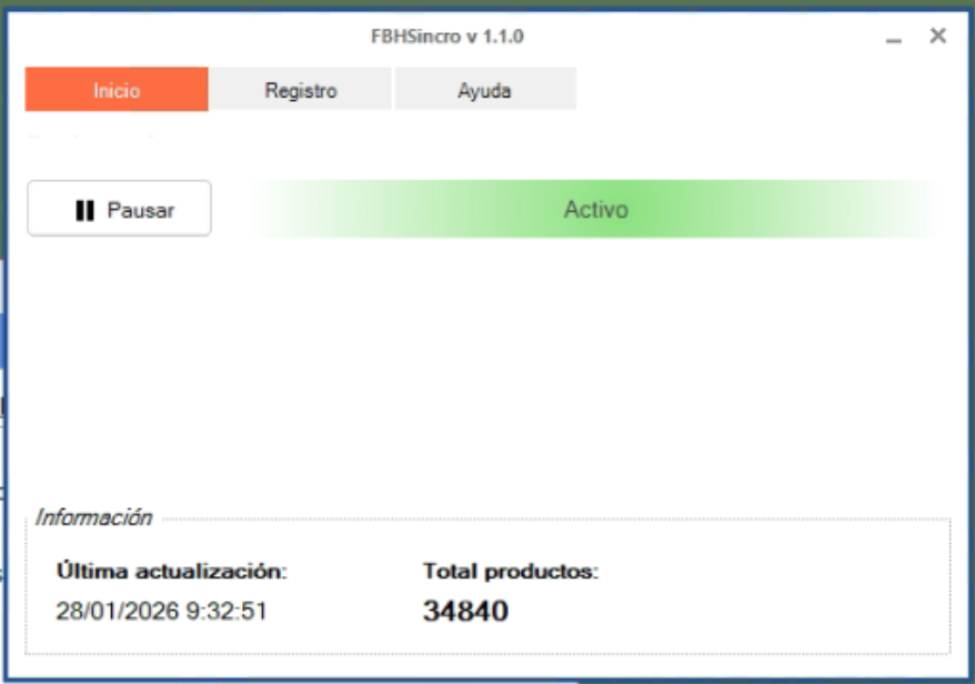 Feed de FARMATIC desactualizado